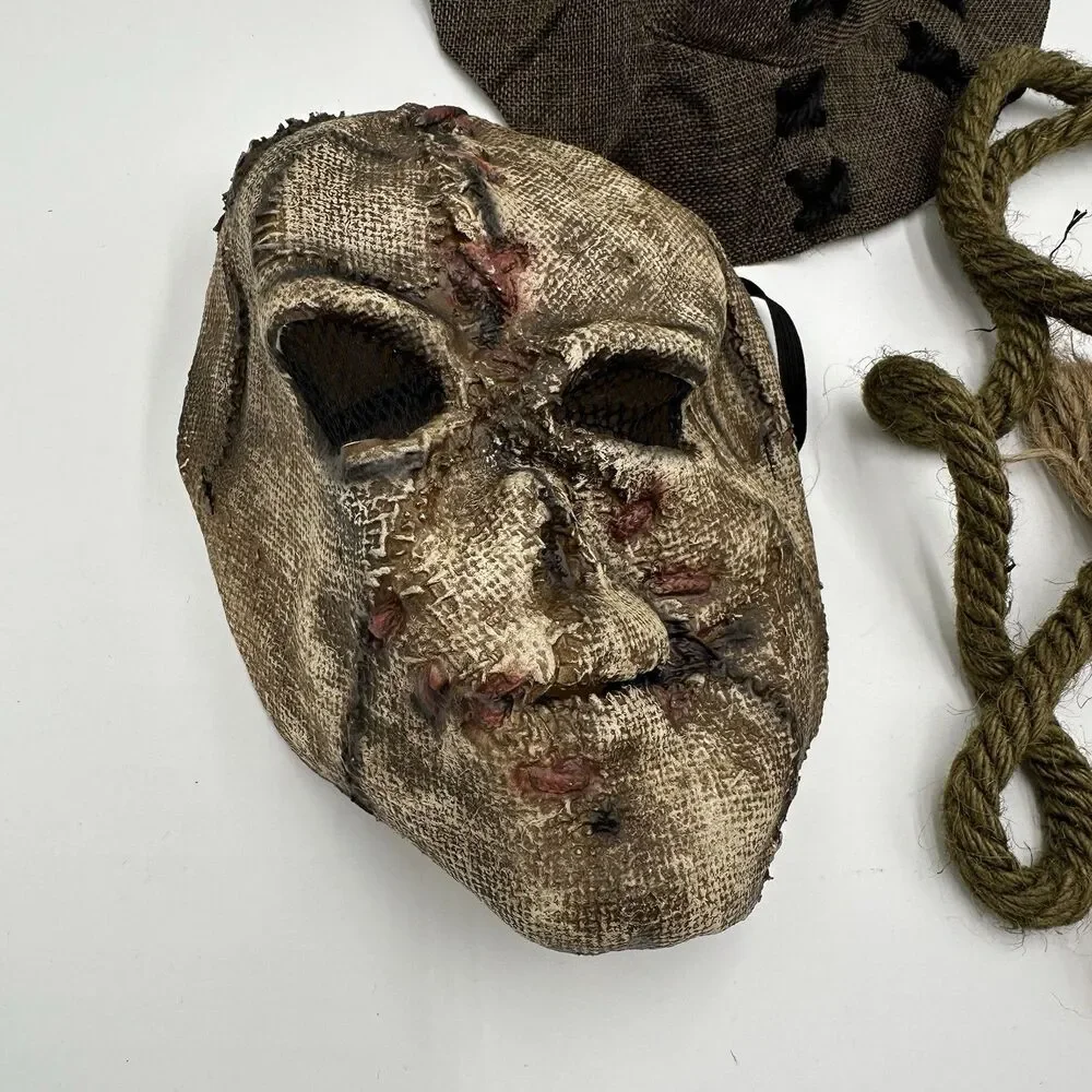 Spirit Halloween Child Creepy Scarecrow Costume Large (12-14) Spooky Scary Haunt - Picture 11 of 16